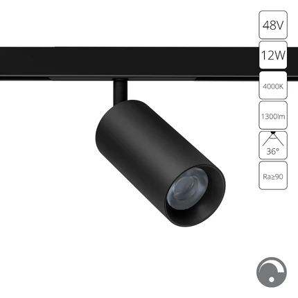 Магнитный трековый светильник Arte Lamp OPTIMA 0.1-10V A7471PL-1BK
